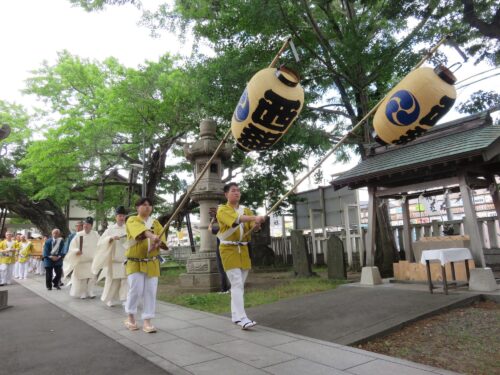 豊受神社を出発